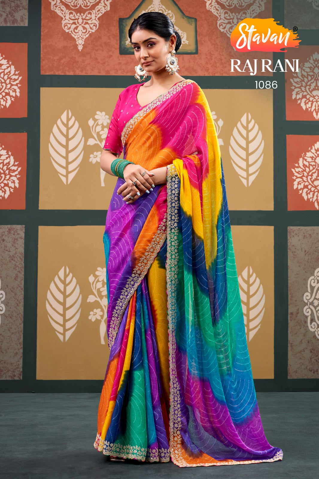 Bandhani Sarees